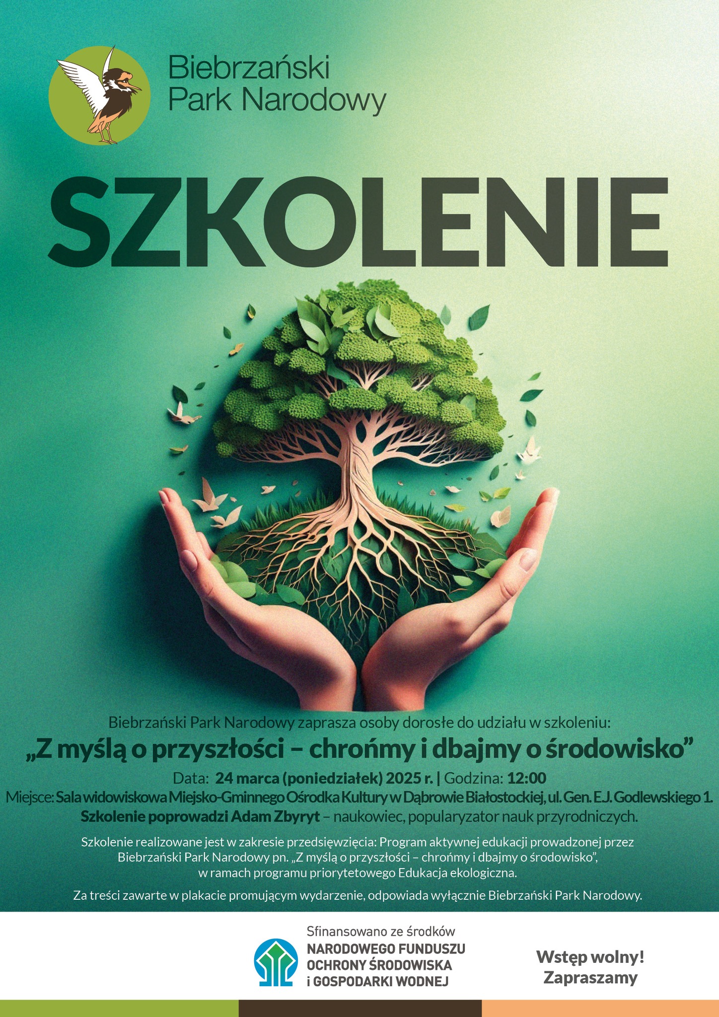 INFOGRAFIKA_Szkolenie pt. „Z myślą o przyszłości – chrońmy i dbajmy o środowisko