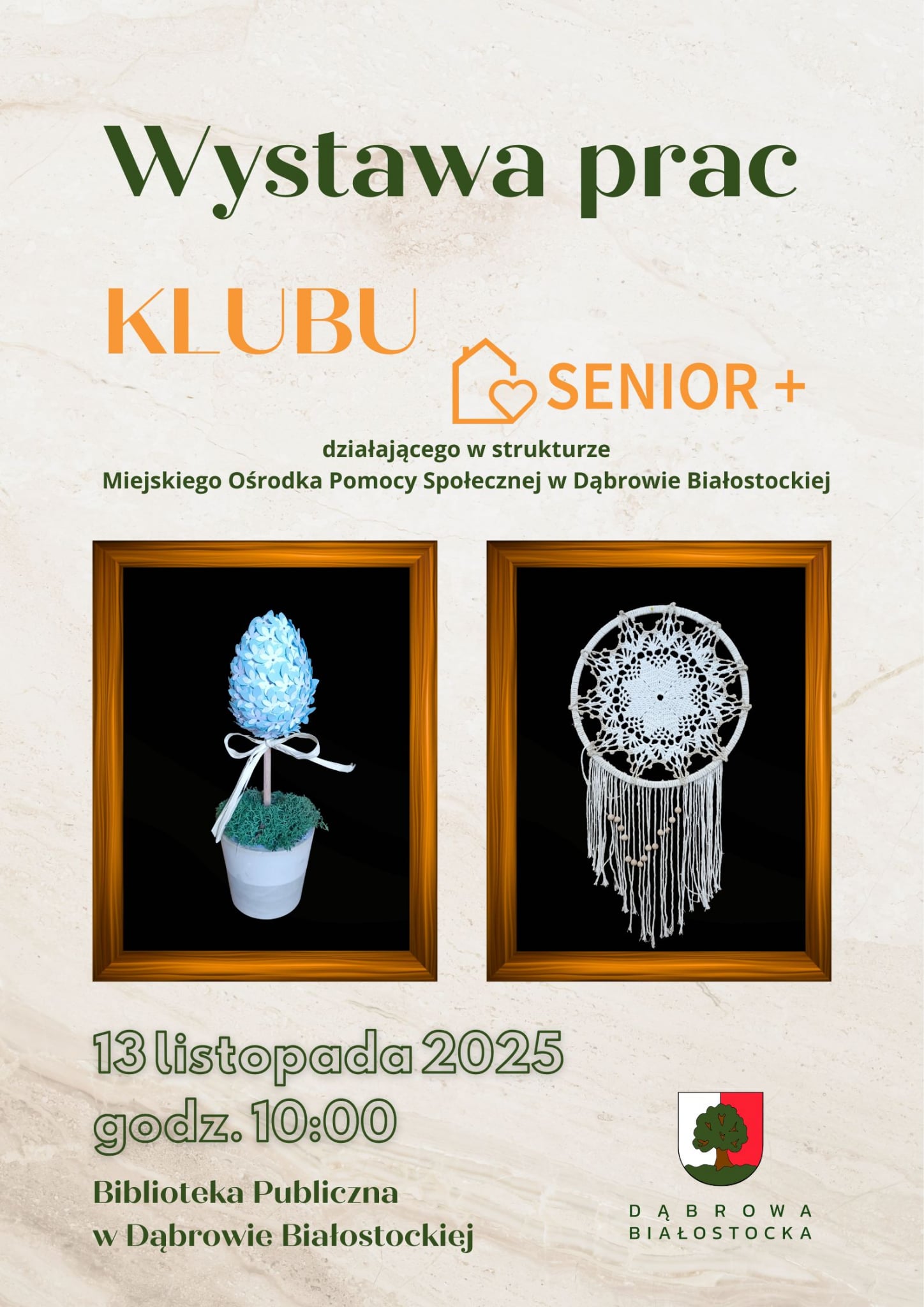 INFOGRAFIKA_WYSTAWA PRAC KLUBU SENIOR+