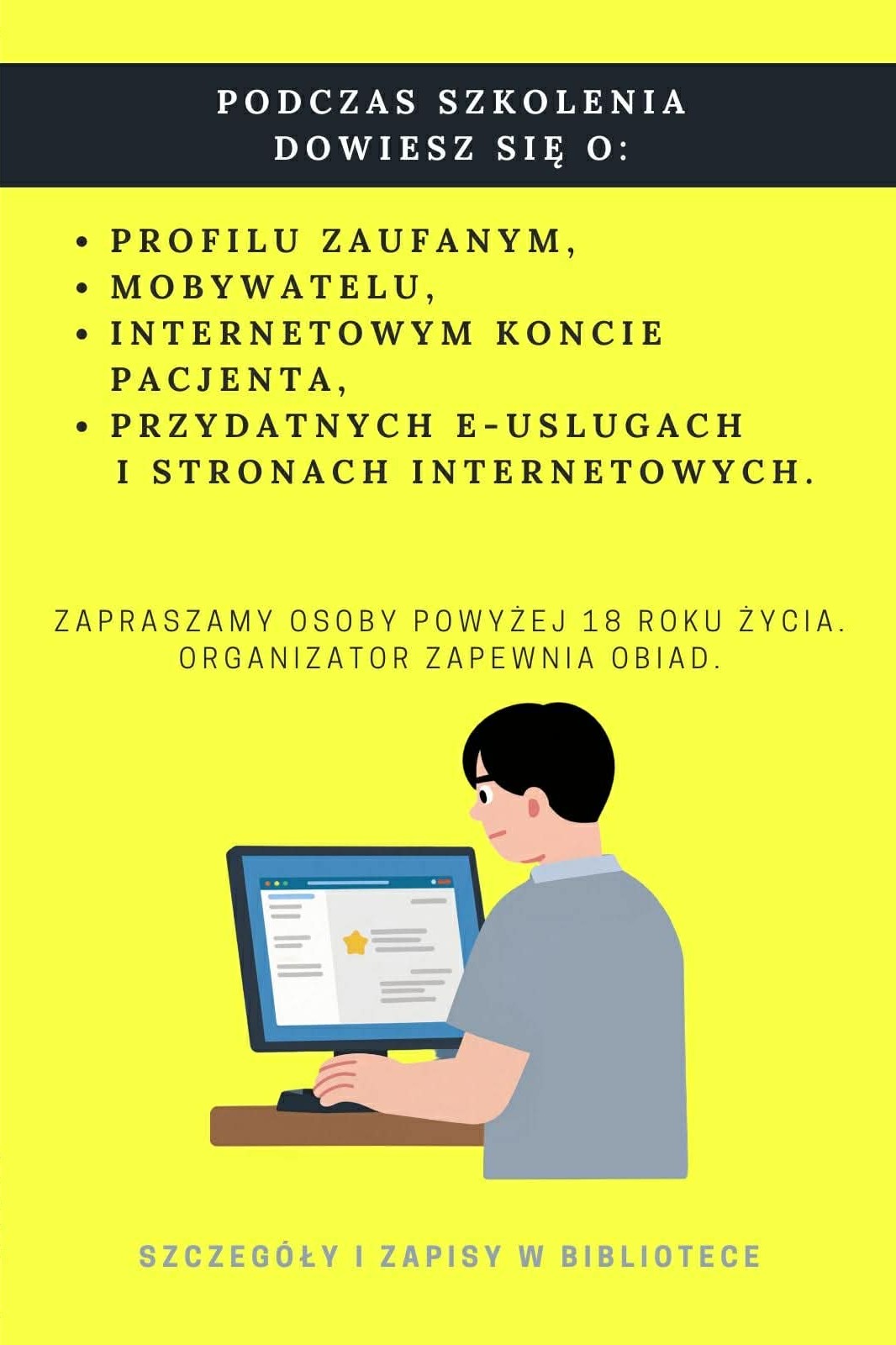 INFOGRAFIKA_Bezpłatne szkolenie z kompetencji cyfrowych_
