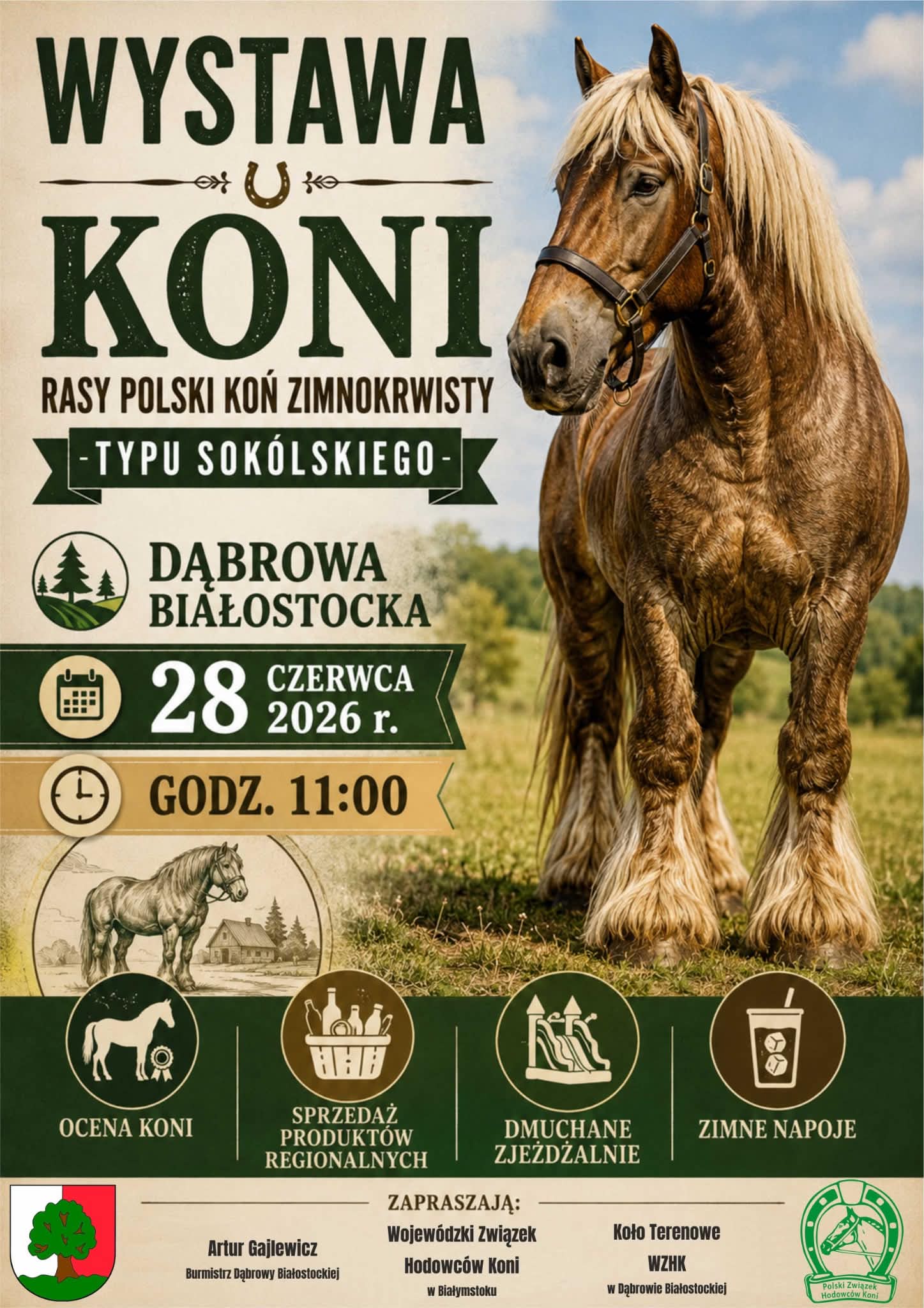 WYSTAWA KONI RASY POLSKI KOŃ ZIMNOKRWISTY TYPU SOKÓLSKIEGO_2026